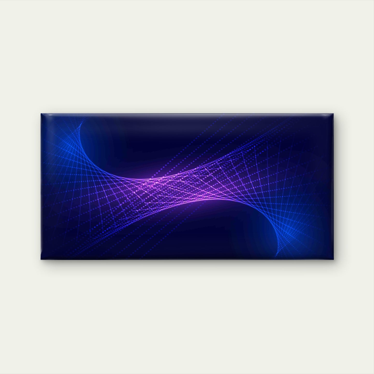Digital Wave Connectivity Wall Art Canvas Office Home Room Framed 120x60cm - Bella Home Decor