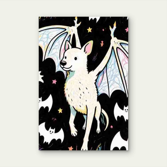 Bat - Themed 60x90cm Metal Print Ready to Hang