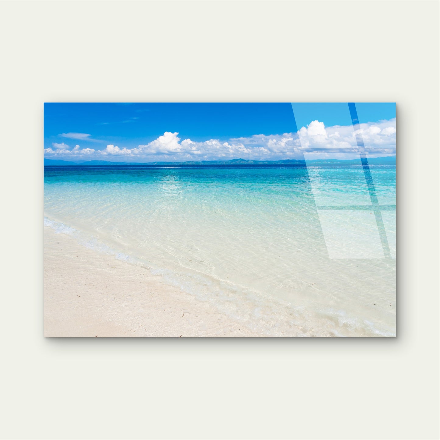 Whitsundays Island Coastal Sea Beach Acrylic Glass Printing Wall Art Australian Made Quality