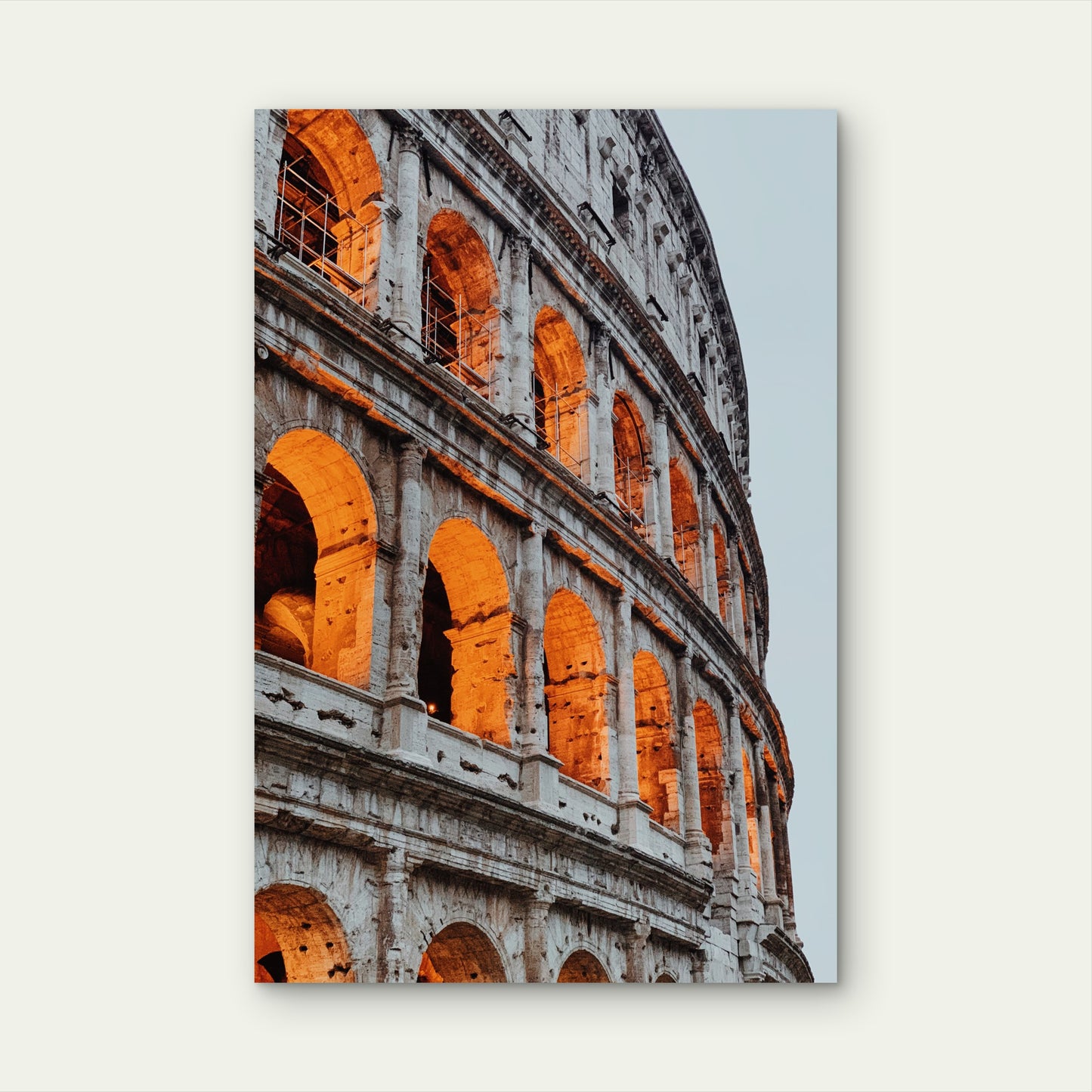 The Colosseum, Rome, Italy 60x90cm Metal Print Ready to Hang