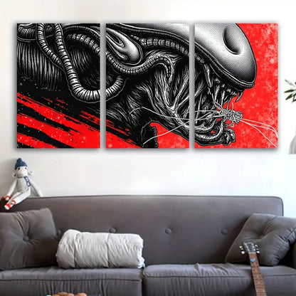 3pcs Black & White Minimal Picture Wall Art Set Canvas Framed 50x70cm - High Quality Print 100% Australian Made Wall Canvas Ready to Hang - Bella Home Decor