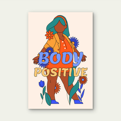 Girl Illustration Inspiration 60x90cm Metal Print Ready to Hang