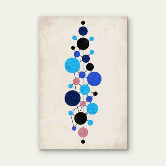 Featuring an Abstract Geometric Design 60x90cm Metal Print Ready to Hang