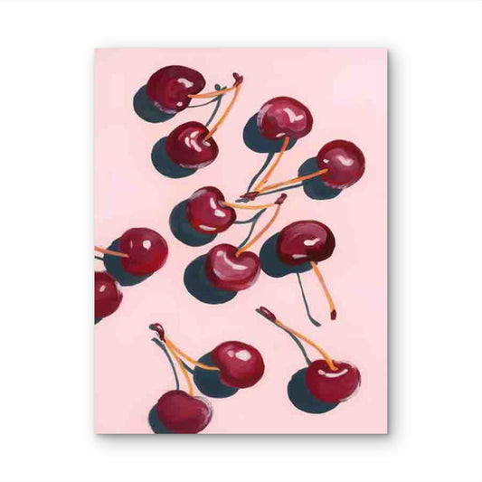 Cherry Blossom Artwork 60x90cm Metal Print Ready to Hang