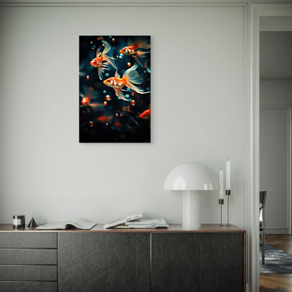 Cute Fish Underwater 40x60cm Metal Print Ready to Hang