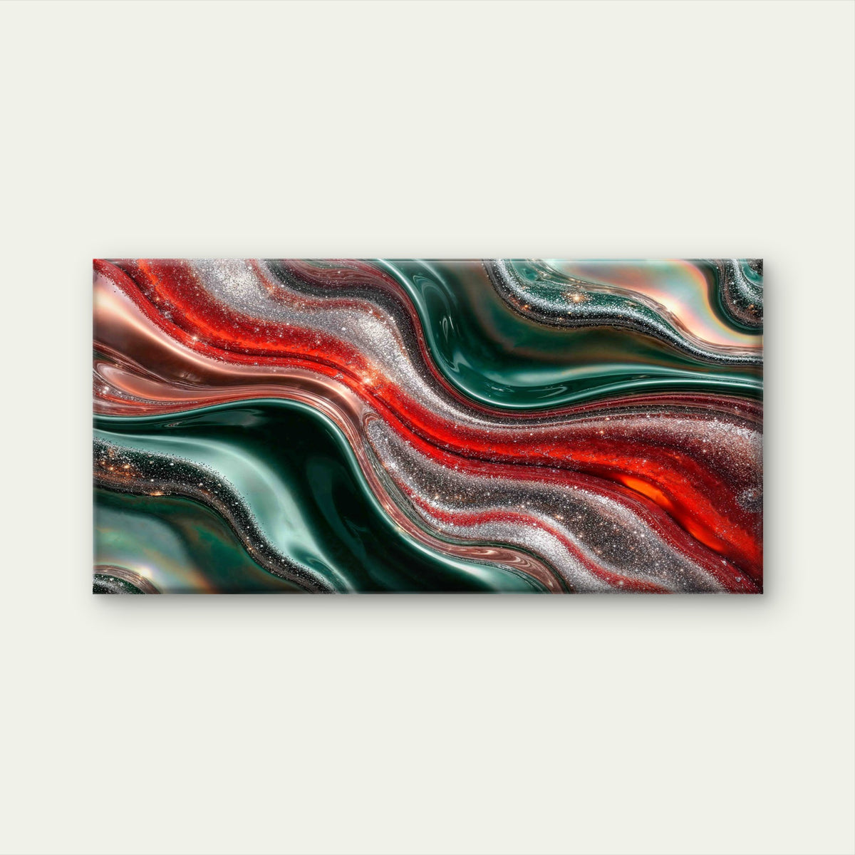 Abstract Liquid Pattern Wall Art Canvas Office Home Room Framed 120x60cm