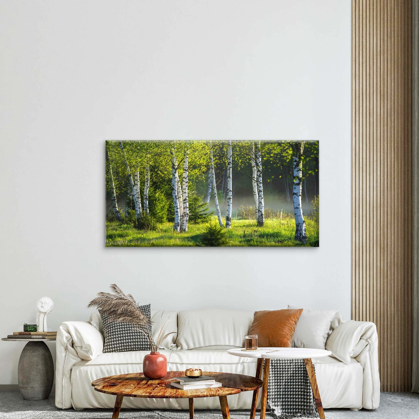 Sunlight Filtering Through Tree Wall Art Canvas Office Home Room Framed 120x60cm