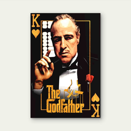 Classic Mobster King of Hearts 40x60cm Metal Print Ready to Hang
