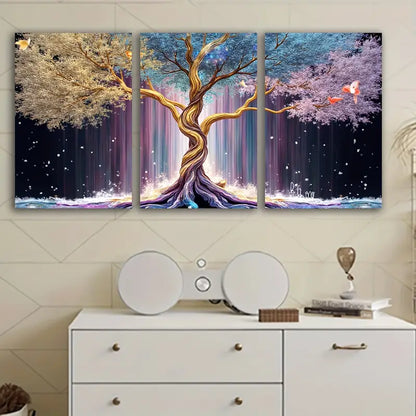 3pcs In The Tree Nature Poster Wall Art Set Canvas Framed 40x60cm - High Quality Print 100% Australian Made Wall Canvas Ready to Hang