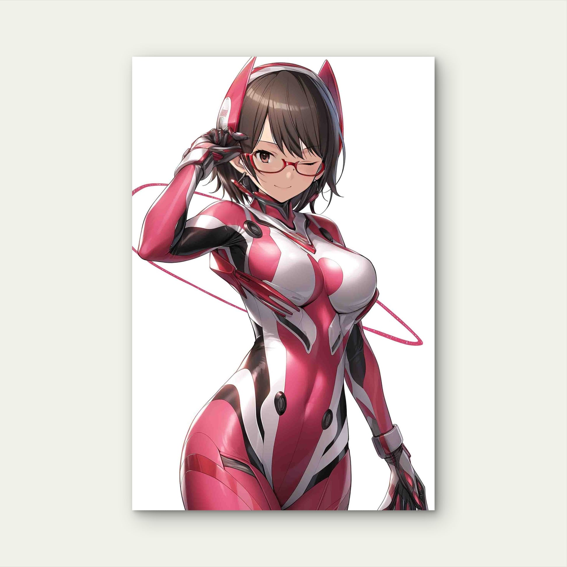 Mari Illustrious Makinami 60x90cm Metal Print Ready to Hang - Bella Home Decor
