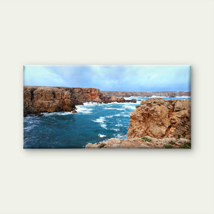 Seascape View On Wonderful Surf Wall Art Canvas Office Home Room Framed 120x60cm