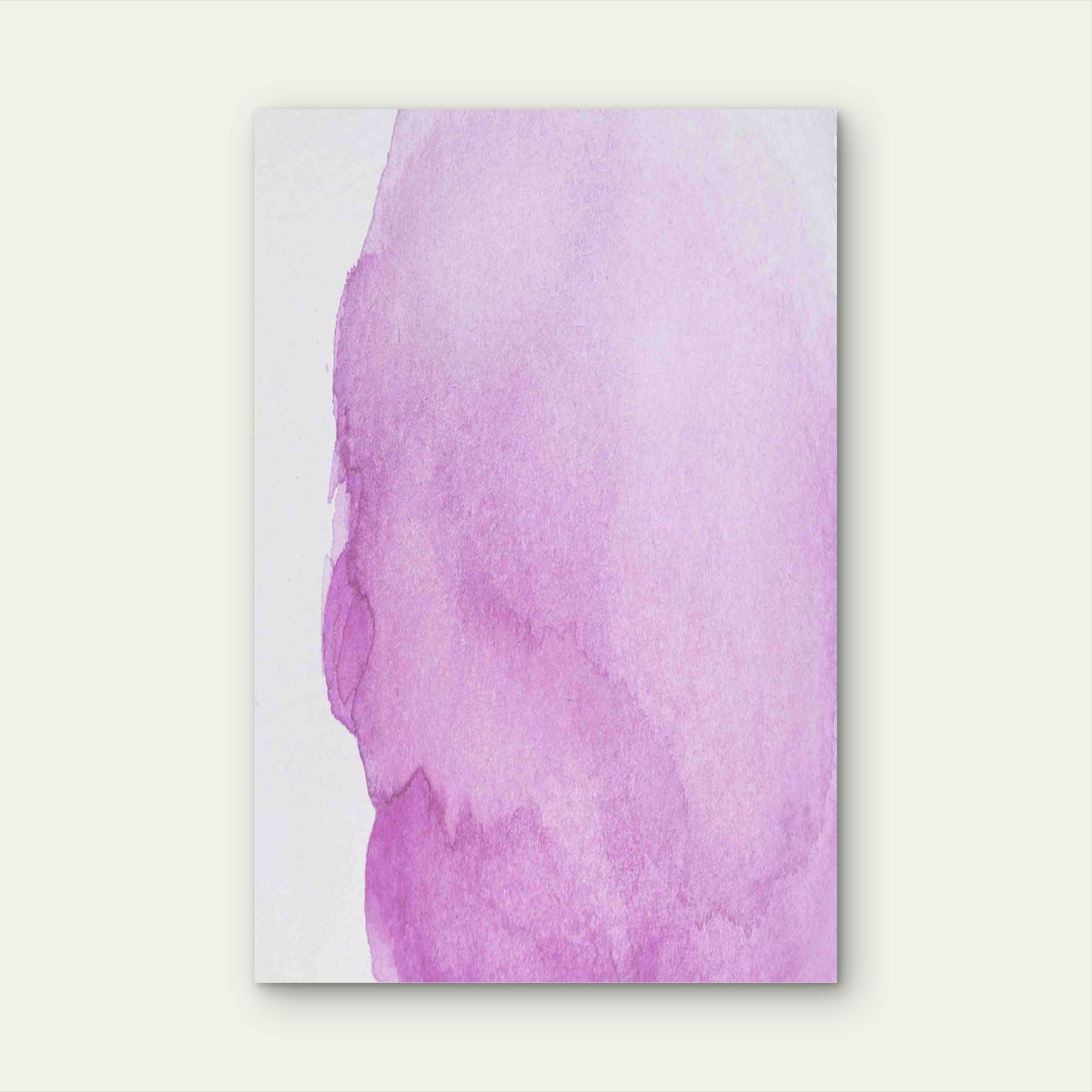 Abstract Pink Watercolor Pastel Metal Print Ready to Hang - Bella Home Decor