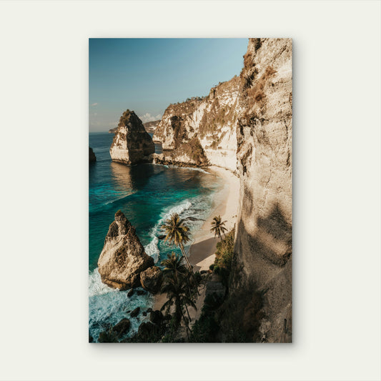 Diamond Beach Nusa Penida Indonesia 60x90cm Metal Print Ready to Hang