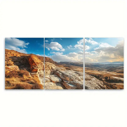 3pcs Petra The Treasury Monastery Travel Wall Art Set Canvas Framed 50x70cm - High Quality Print 100% Australian Made Wall Canvas Ready to Hang