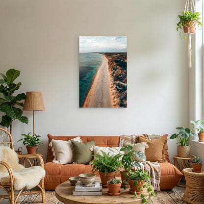 Margaret River Coastal Aerial Dune Australia 40x60cm Metal Print Ready to Hang
