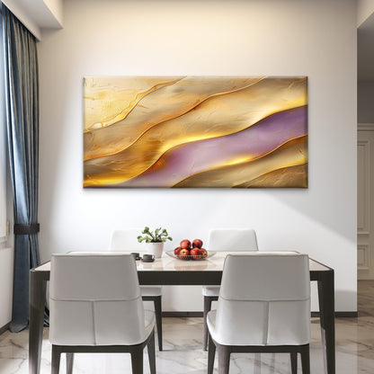 Fluidic Prism Metallic Wall Art Canvas Office Home Room Framed 120x60cm