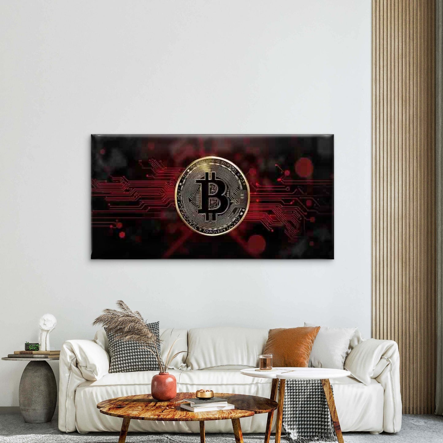 Symbol Wall Art Canvas Office Home Room Framed 120x60cm
