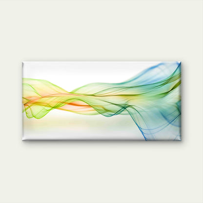 Abstract Wavy Lines Background Wall Art Canvas Office Home Room Framed 120x60cm