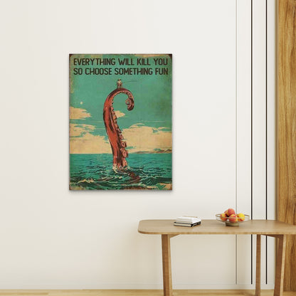 Adventure Awaits Select a Fun Metal Print Ready to Hang