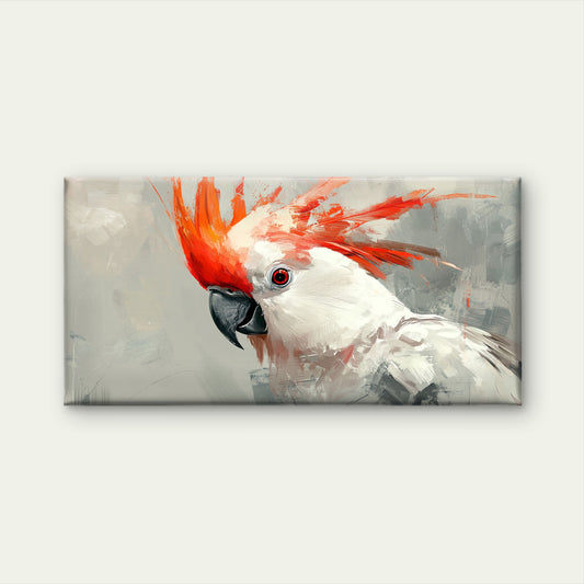 Cockatoo Parrot Bird Wall Art Canvas Office Home Room Framed 120x60cm