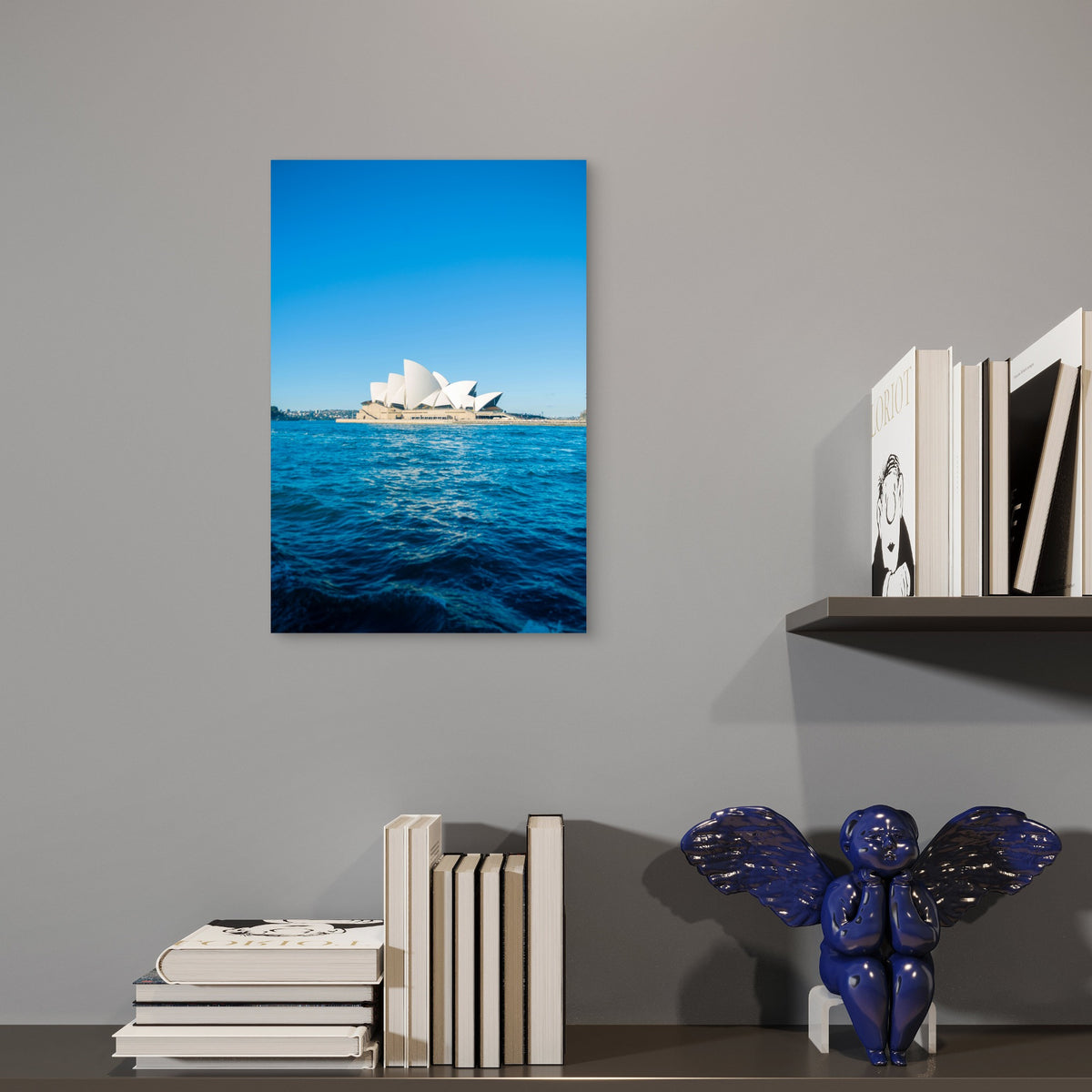Sydney Opera House on Sydney Harbour Foreshore 40x60cm Metal Print Ready to Hang