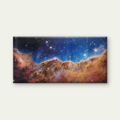 Nebula Starscape Wall Art Canvas Office Home Room Framed 120x60cm