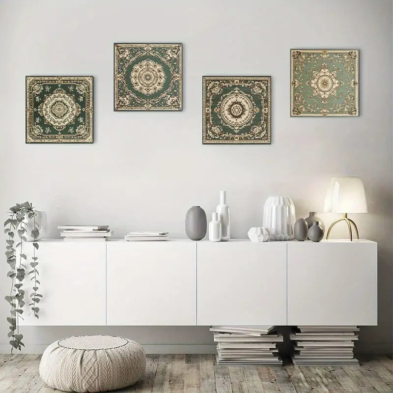 4pcs Modern Elegant  Painting art Perfect  TY    Wall Art Canvas Framed