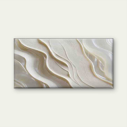 Modern Abstract Cream Wall Art Canvas Office Home Room Framed 120x60cm - Bella Home Decor