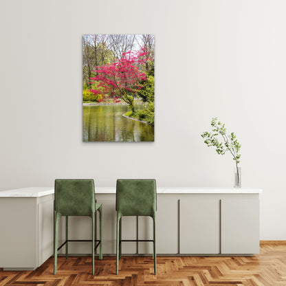 Colourful Mexican House 40x60cm Metal Print Ready to Hang