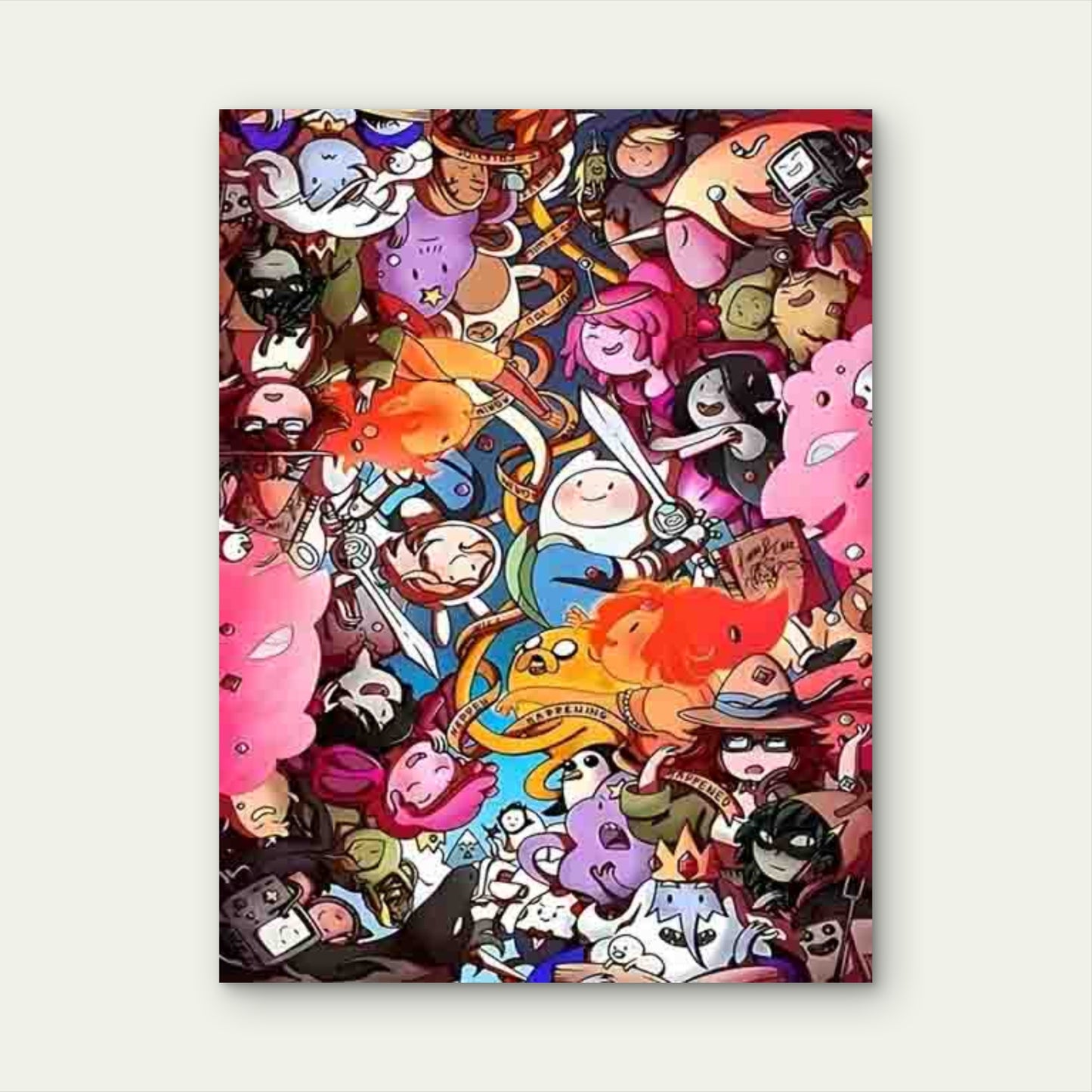 Adventure Time with Finn Metal Print Ready to Hang