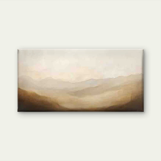 Vintage Abstract Landscape Wall Art Canvas Office Home Room Framed 120x60cm