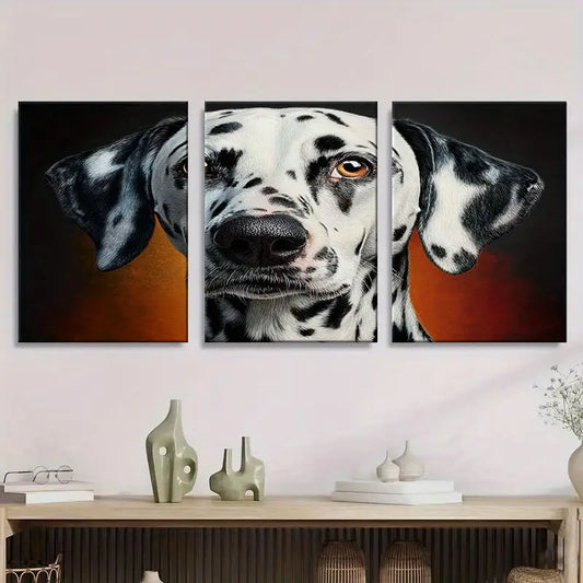 3pcs A Dalmatian Dog Metal Print Ready to Hang Art