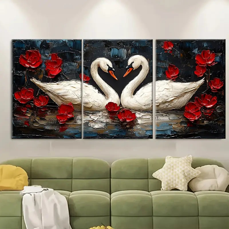 3pcs Birds Lover Artwork Metal Print Ready to Hang Art - Bella Home Decor