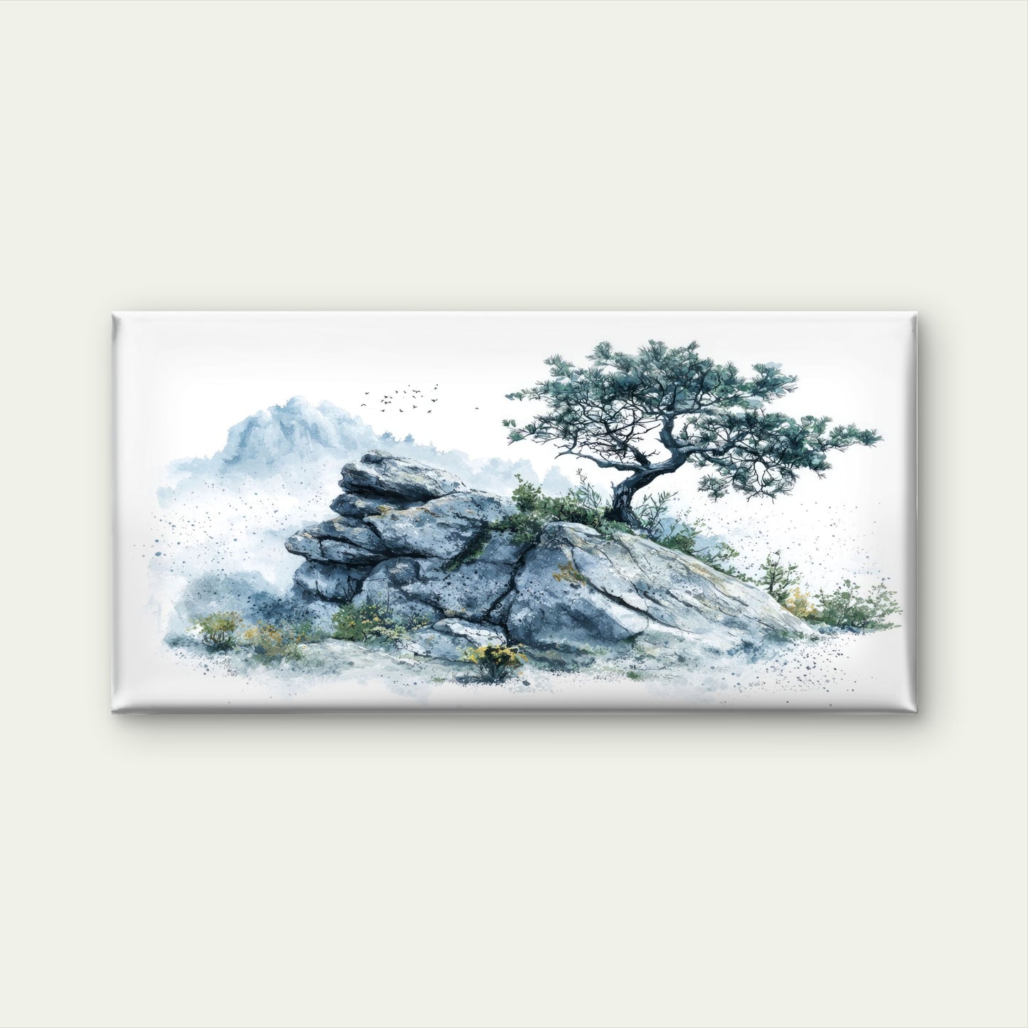 Nature's Resilience And Peace Wall Art Canvas Office Home Room Framed 120x60cm