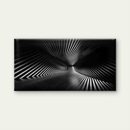 Futuristic Tunnel Pattern Wall Art Canvas Office Home Room Framed 120x60cm - Bella Home Decor