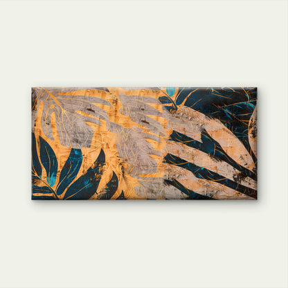 Modern Monstera Botanical Wall Art Canvas Office Home Room Framed 120x60cm