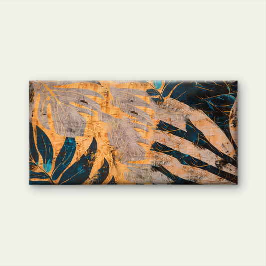 Modern Monstera Botanical Wall Art Canvas Office Home Room Framed 120x60cm