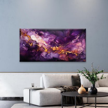 Abstract With Marble Elements Wall Art Canvas Office Home Room Framed 120x60cm - Bella Home Decor