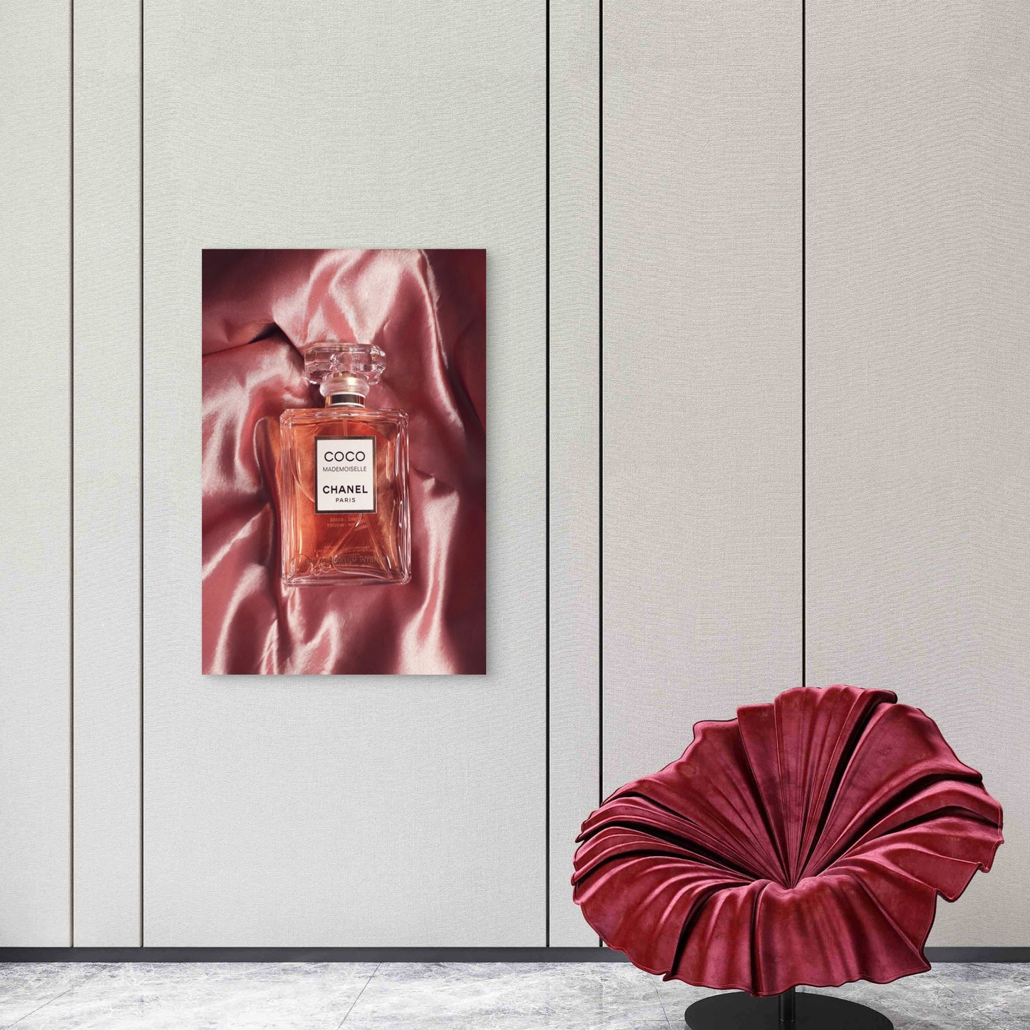 Chanel Coco Mademoiselle Eau De Parfum Intense 40x60cm Metal Print Ready to Hang