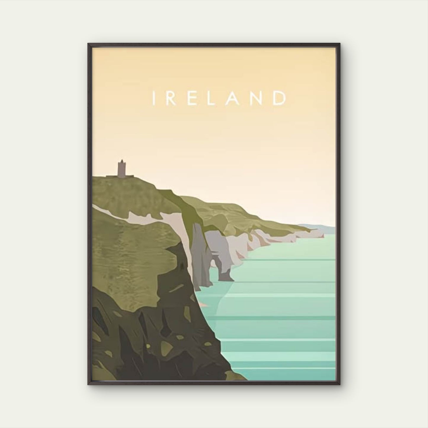 Explore The Wonders Of Ireland Travel Poster Print Wall Art