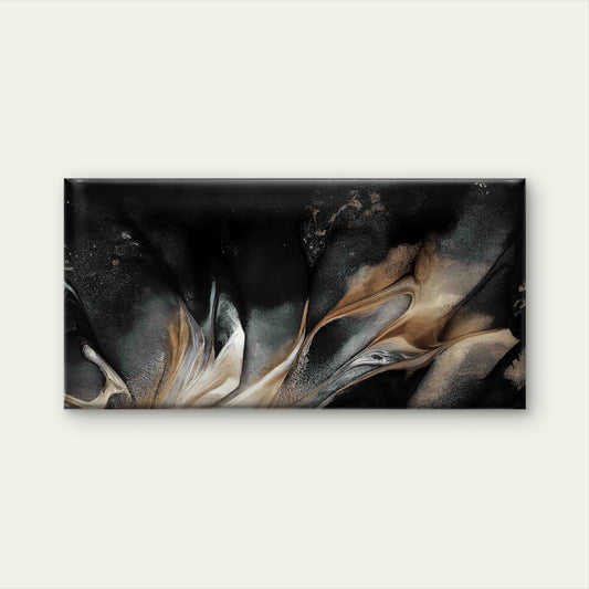 Abstract Black Art Gold Black Wall Art Canvas Office Home Room Framed 120x60cm Wall Art Canvas Office Home Room Framed 120x60cm