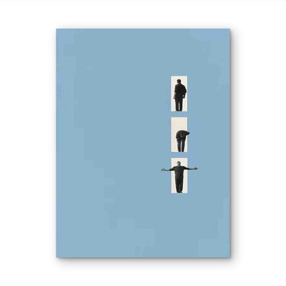 Art Depicting The Three States of Mind 40x60cm Metal Print Ready to Hang - Bella Home Decor
