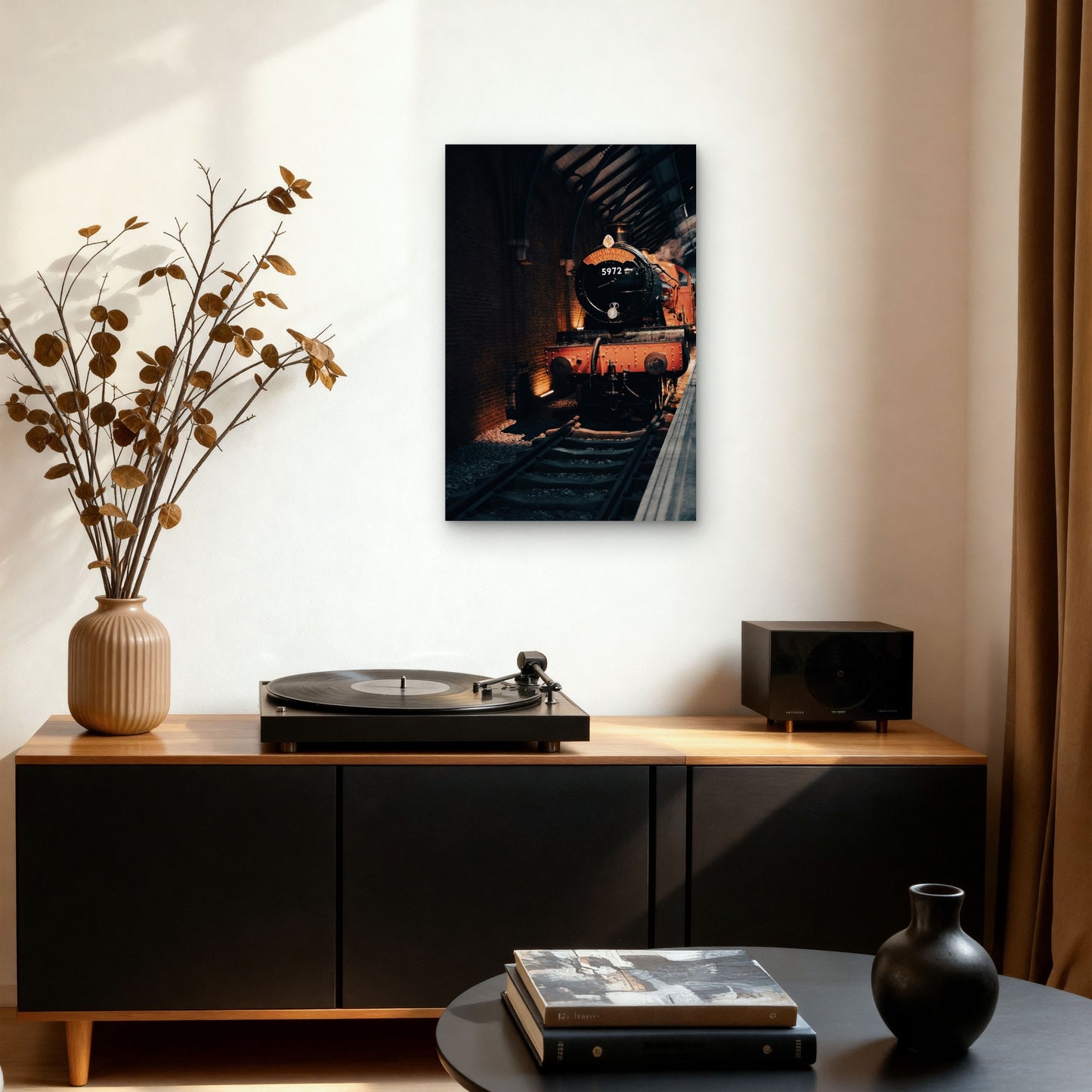 Hogwarts Express Steam Train 40x60cm Metal Print Ready to Hang