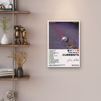 Tame Impala Currents Album Art Metal Print Ready to Hang - Bella Home Decor