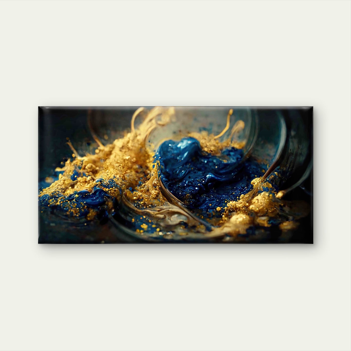 Modern Abstract Background Wall Art Canvas Office Home Room Framed 120x60cm - Bella Home Decor