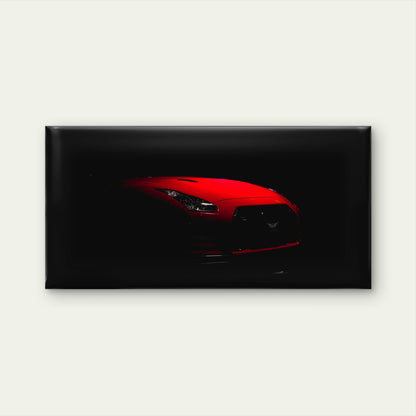 GTR Emerging From The Darkness Wall Art Canvas Office Home Room Framed 120x60cm