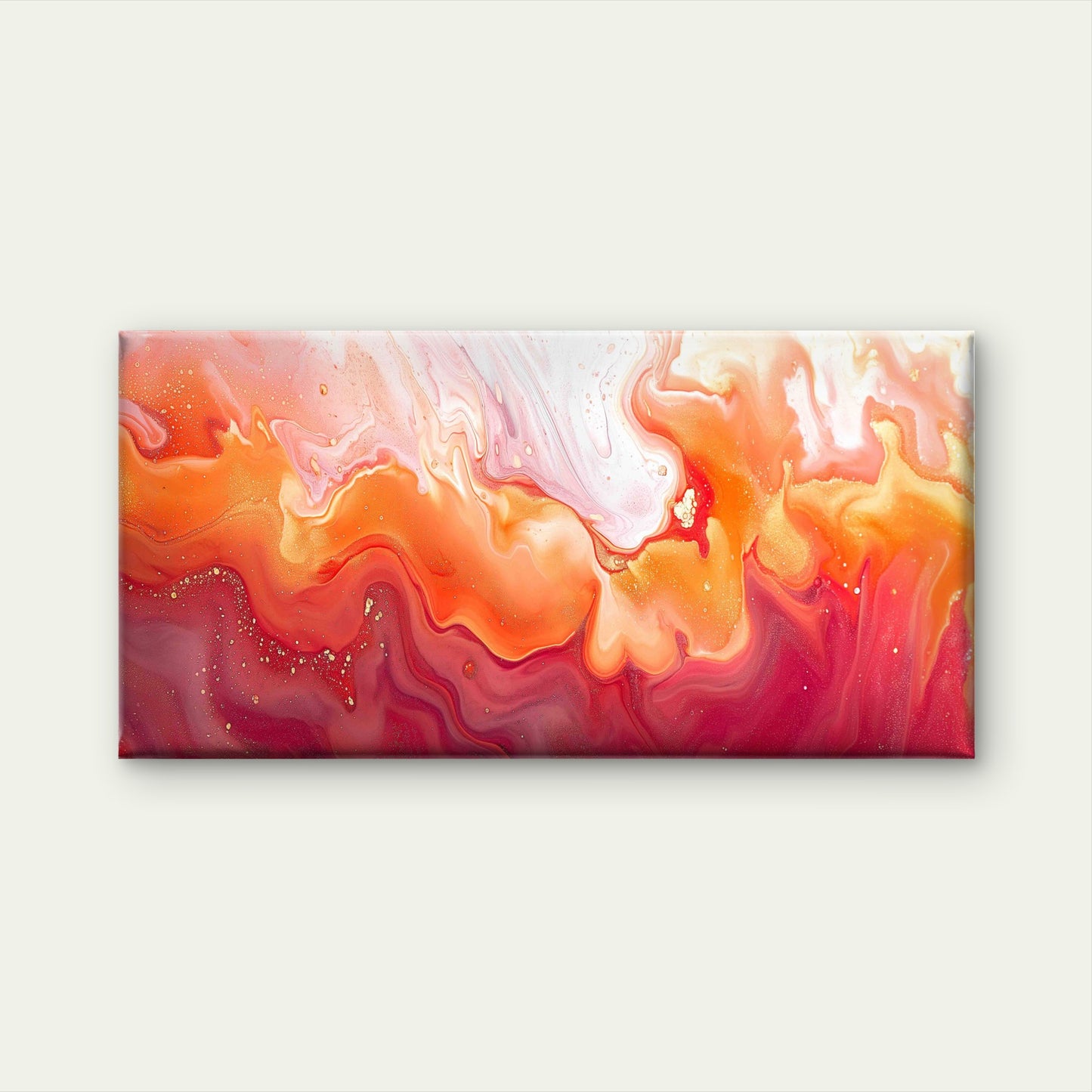 Abstract Art Marble Ink Wall Art Canvas Office Home Room Framed 120x60cm