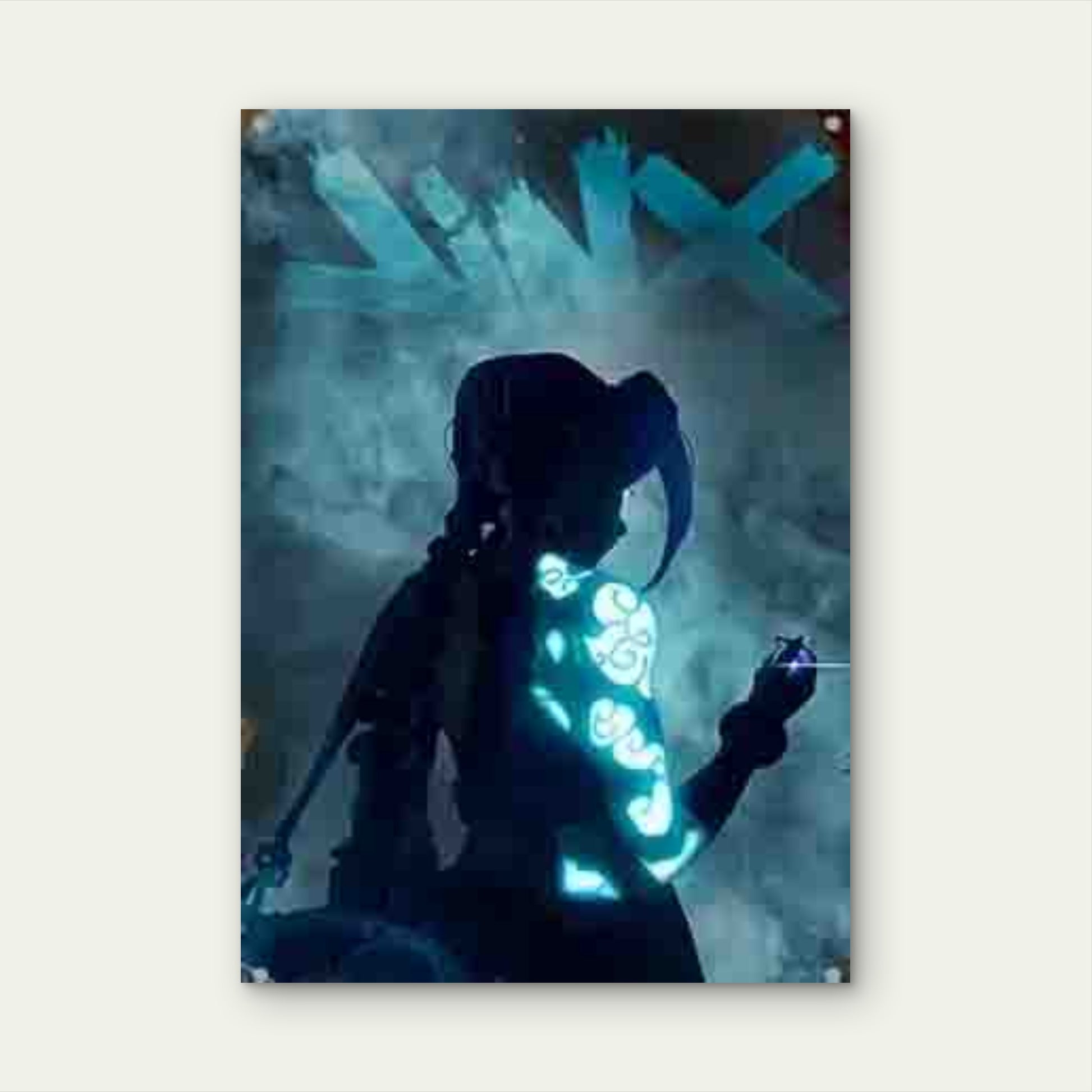 Glow Arcane League of Legends 60x90cm Metal Print Ready to Hang - Bella Home Decor