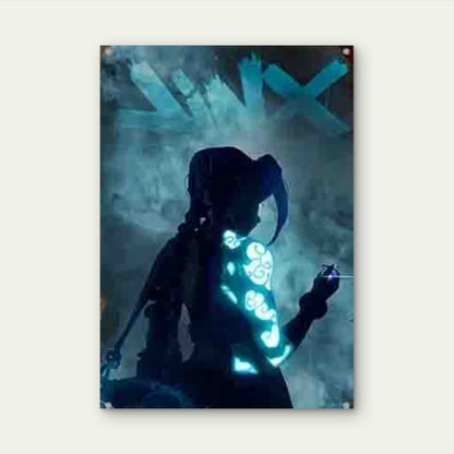 Glow Arcane League of Legends Metal Print Ready to Hang - Bella Home Decor