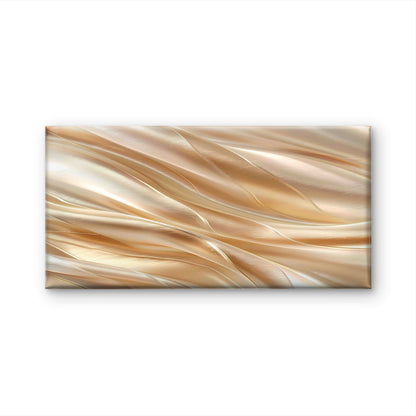 Avant-Garde Flowing Champagne Wall Art Canvas Office Home Room Framed 120x60cm